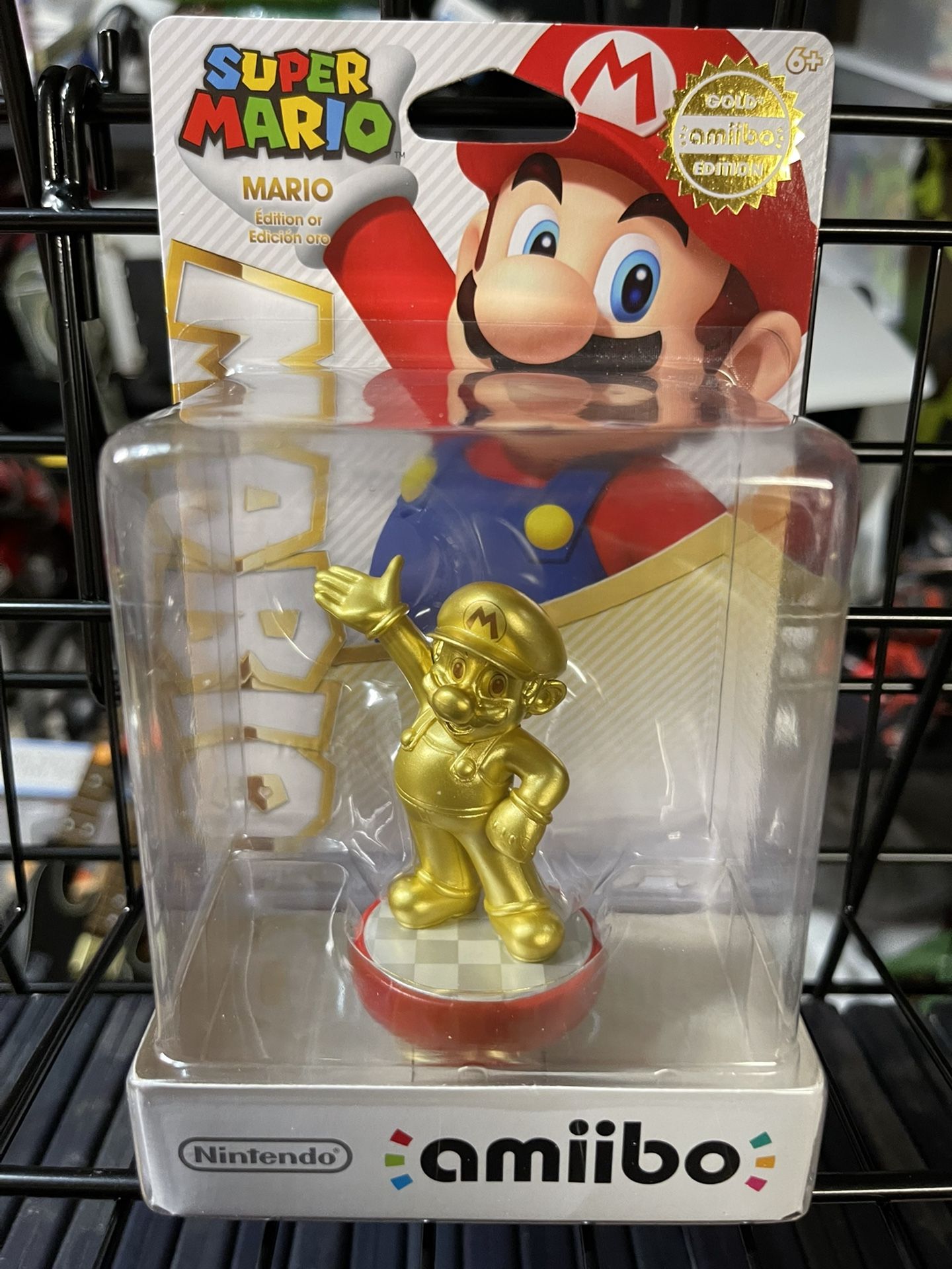 Nintendo Gold Super Mario Amiibo First Run Release Walmart