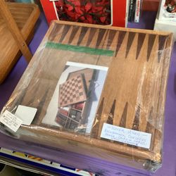 Vintage Marlboro Game set In box unused - backgammon checkers poker + chips cards