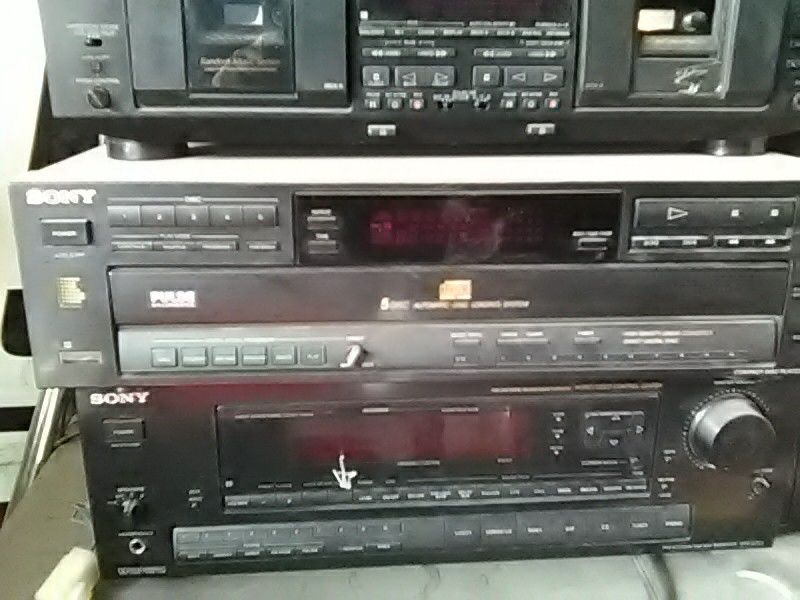 Sony stereo,receiver,CD,Cass,tun