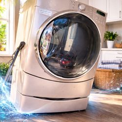 ​🔥 CLEAN MODERN DRYER - EVERYTHING WORKS Gas (NEEDS HEATING FIX) - $99 🔥