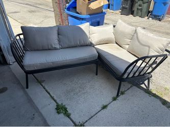 Patio sectional with cushions - Free!