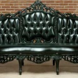 Black Polart Designs Furniture 611 Tufted Sofa - $2,500