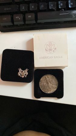 1992 Silver eagle coin 1 oz