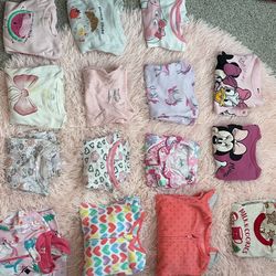 Toddler Girls Pajama Bundle – 24M / 2T