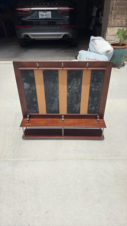 Book Shelf with Chalk and Cork Board