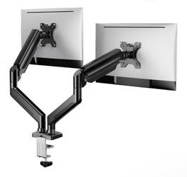 Dual Monitor stand for desk - adjustable VESA 75mm and 100mm