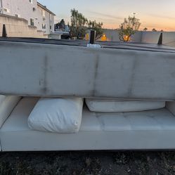 Free white couch