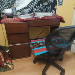 Desk And Office Chair 