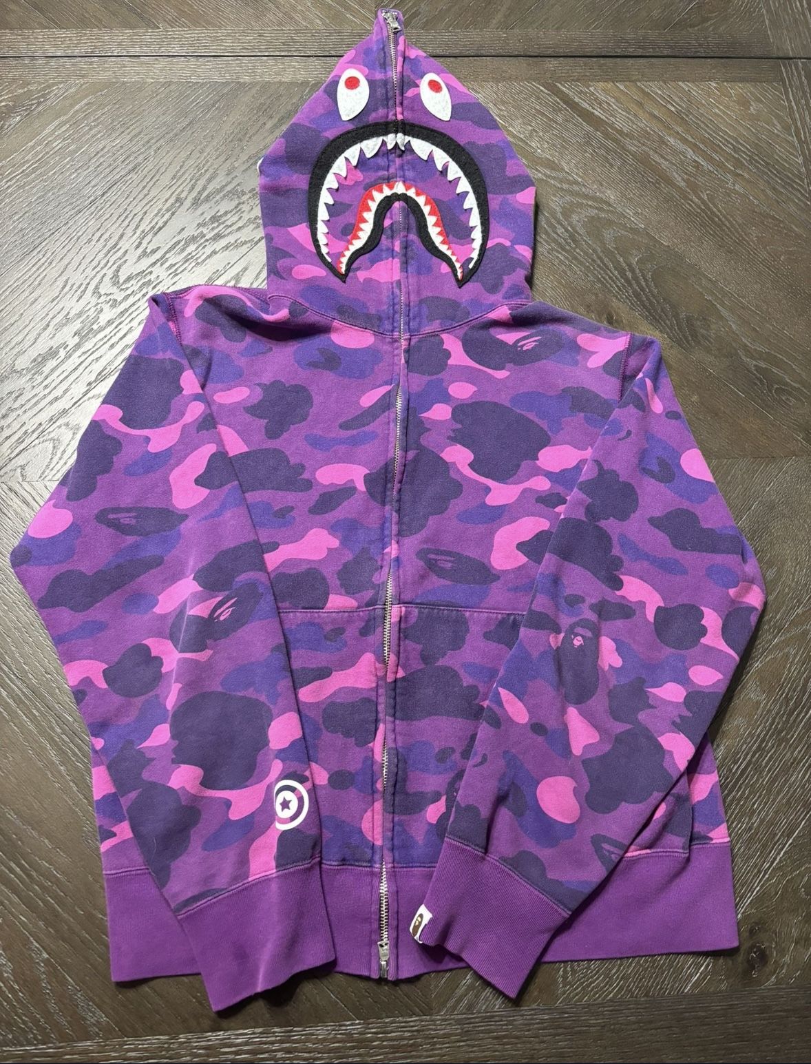 Purple BAPE Full Zip Up (Authentic) 