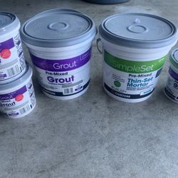 Grout And Thin Set Mortar 
