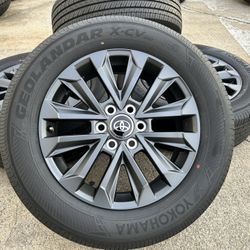 INSTALL 20” 2026 TOYOTA LAND CRUISER WHEELS LANDCRUISER RIMS 6x5.5 YOKOHAMA 265/60r20 100%