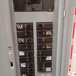 Square D  200 AMP PANEL  200 AMP BREAKER