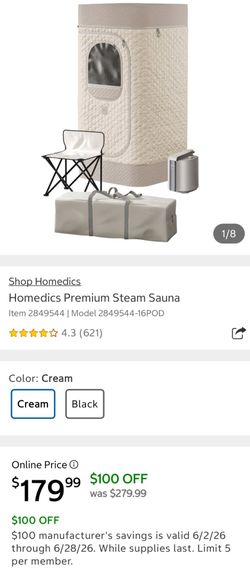 Homedics Premium Steam Sauna