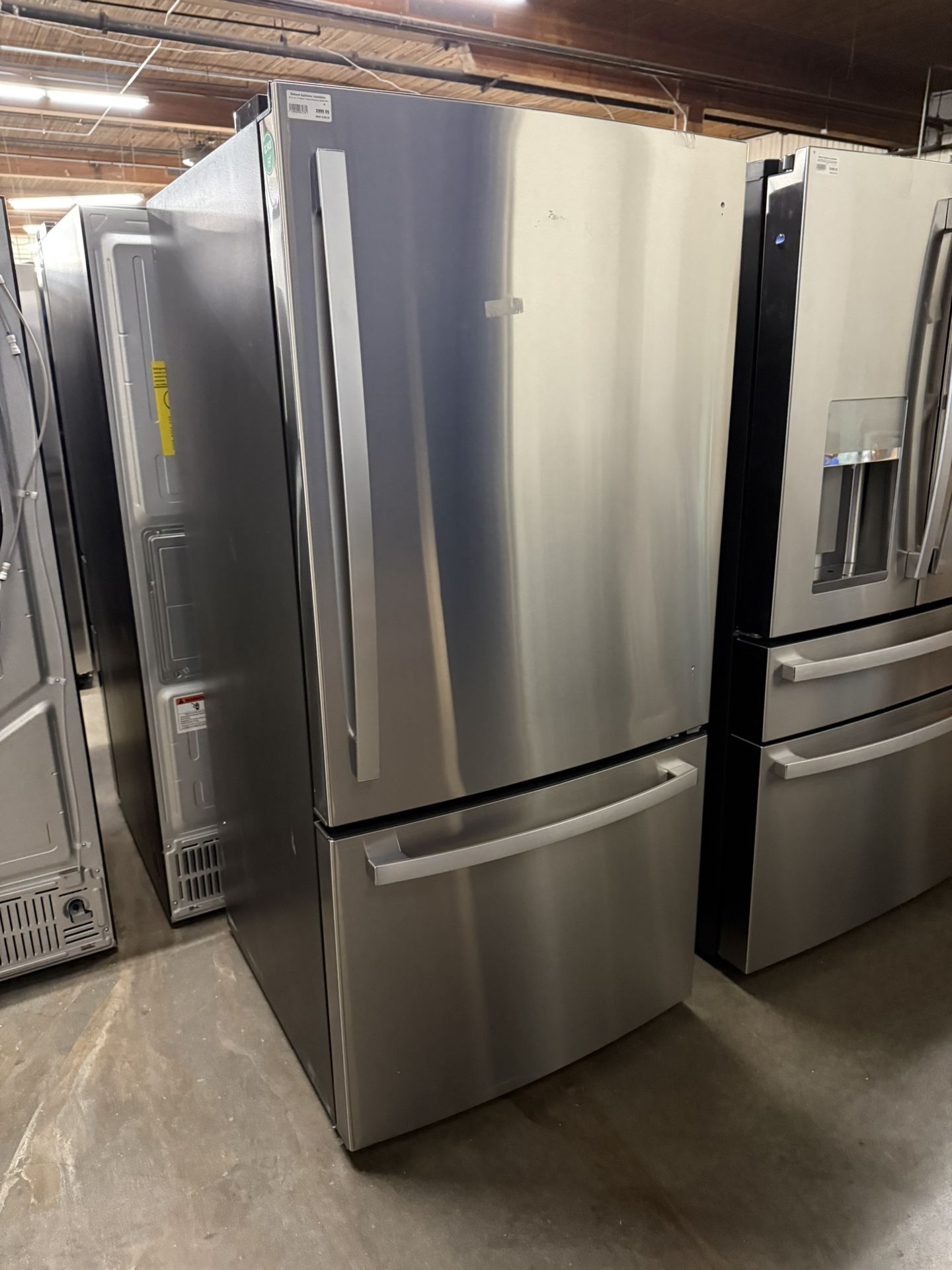 GE Single Door Bottom Freezer Refrigerator