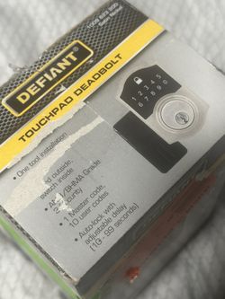 Defiant Touchpad Deadbolt