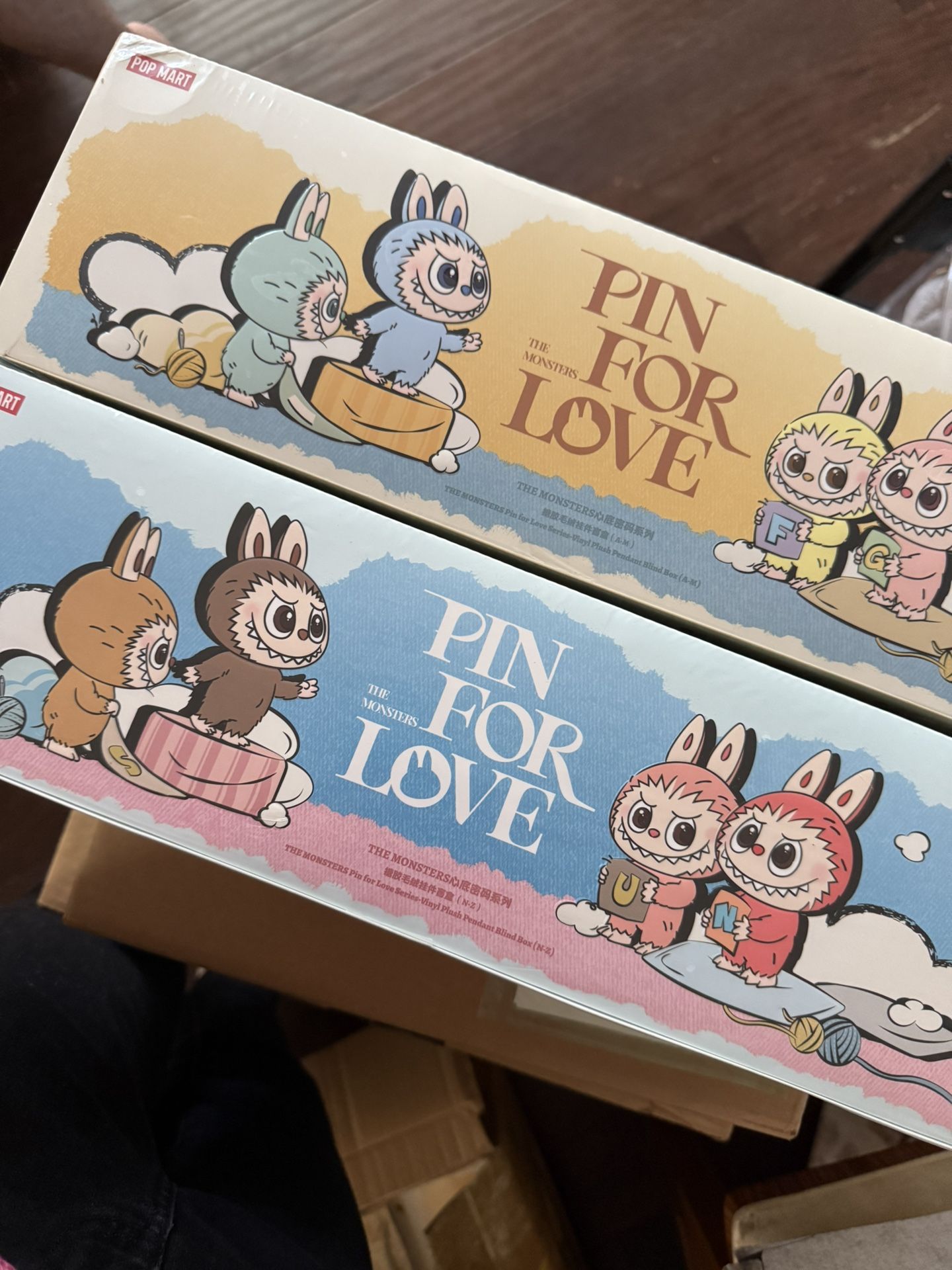 Authentic Whole Case Pin For Love Labubu