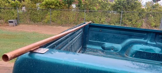 6' 5" COPPER PIPE BYE 1 " 1/8
