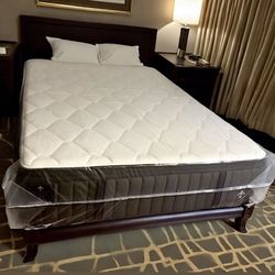 Queen Size Mattress Stearns Foster LUX ESTATE MOORE Pillow Top 14” inches Thick Firm New From Factory Delivery Same Day 