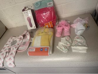 Many items for baby girl- All new