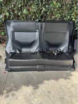 Rear plastic seat & cage for Patrol car