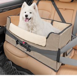 Elevated Large Dog Car Seat, Dog Car Seat Large Size Dog