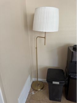 Adjustable Floor Lamp In Brass Iron