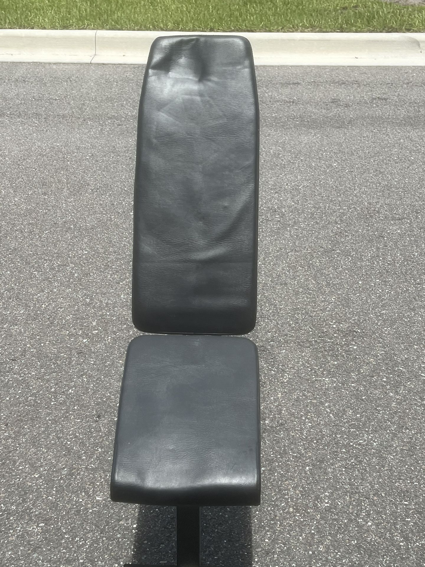 Fitness form utility bench. Using in good condition with minor cosmetic, blemishes associated with normal usage. Location below   31705 Wesley Chapel 