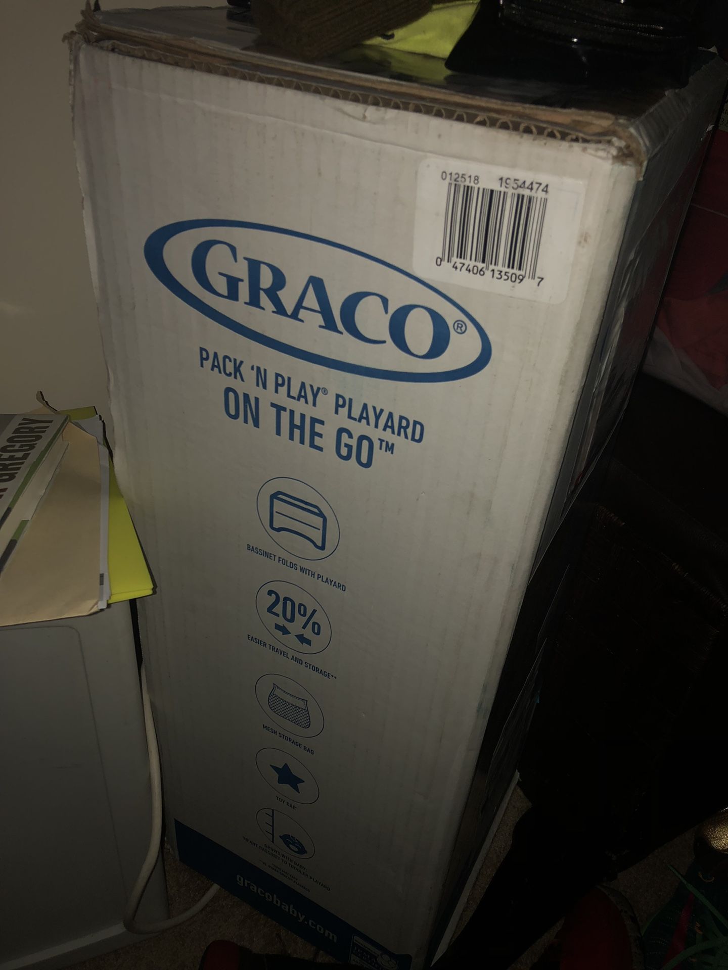 Graco pack and play on the go