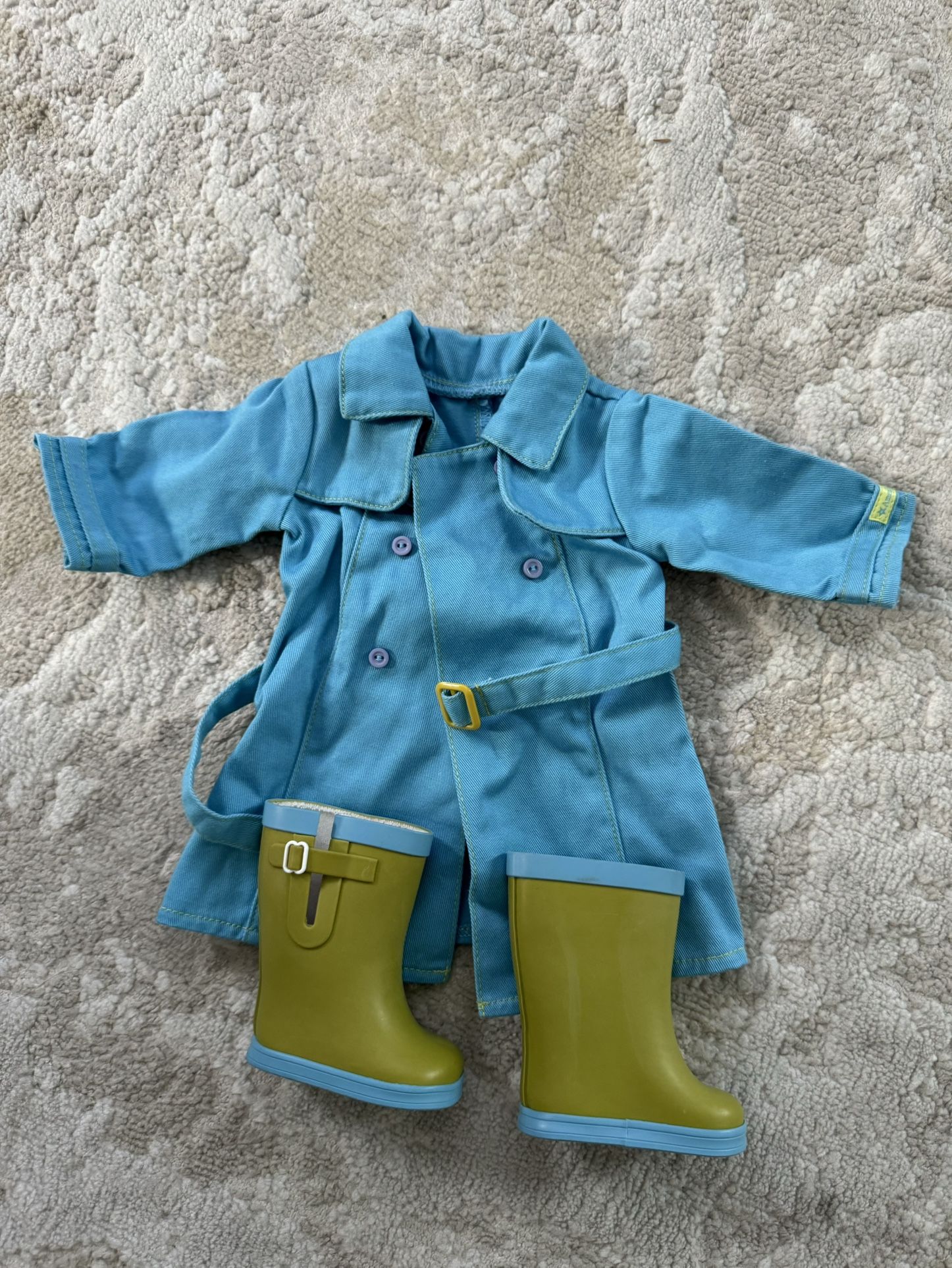 American Girl Doll Raincoat Set