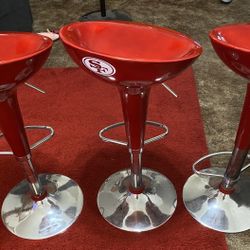 Custom 49er Bar Stools