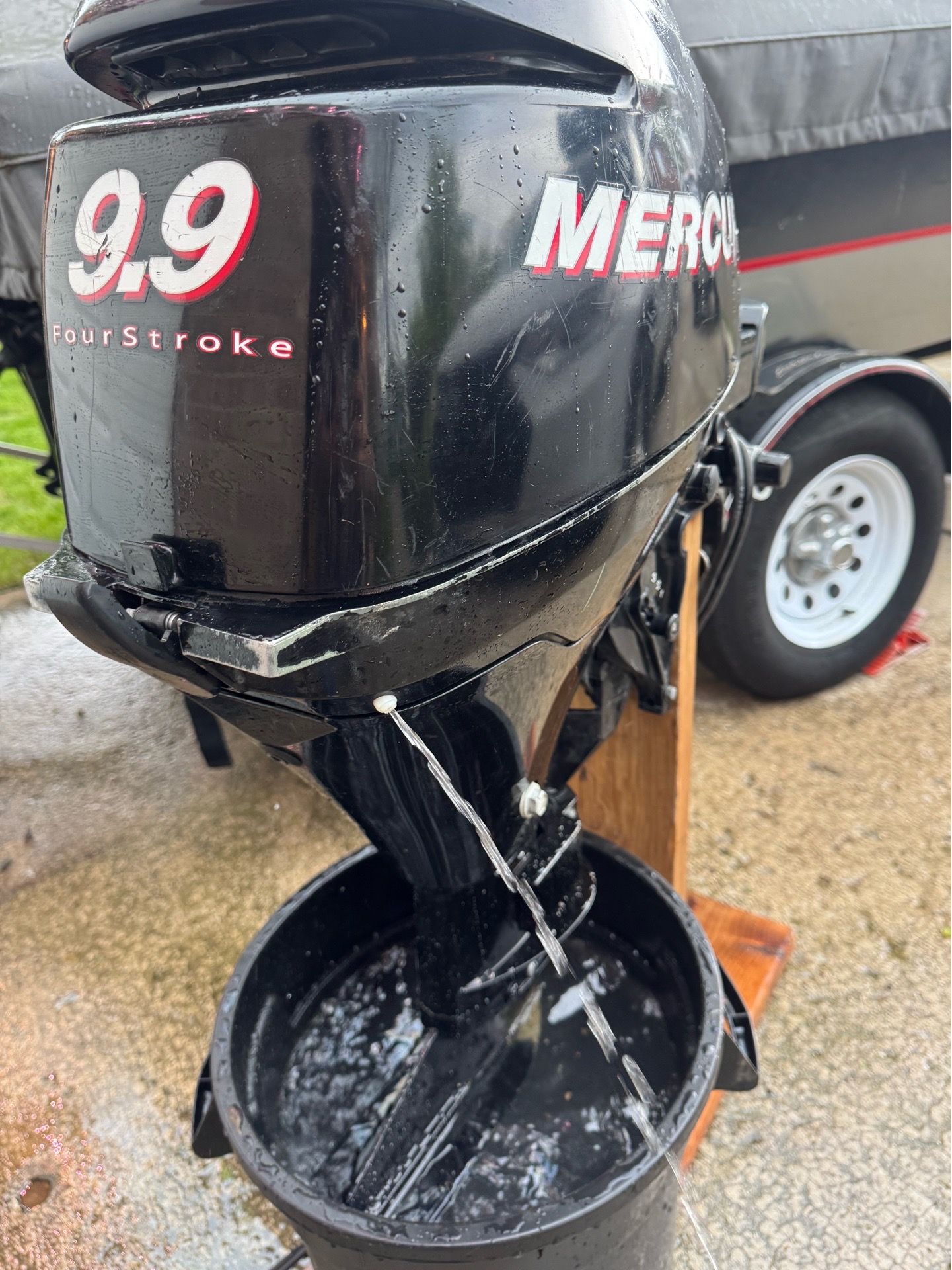 9.9 Mercury outboard boat motor