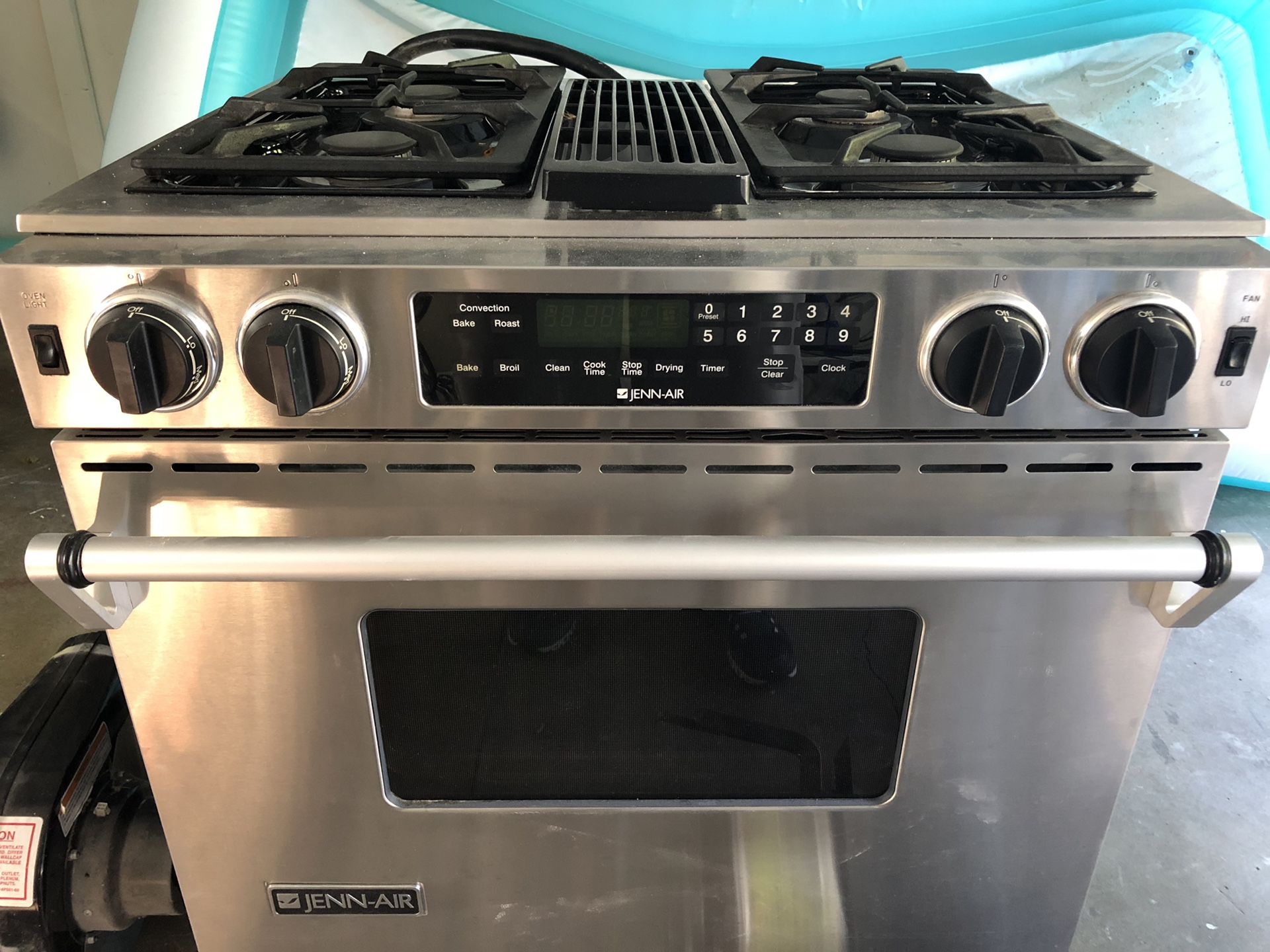 JennAir Gas Range & Electric Oven model JDS9860AAP for Sale in