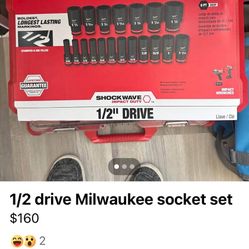 New Impact 19 Pcs  Box 1/2” Drive