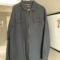 Burton Snowboards. Workwear Jacket. Black.  Size Large