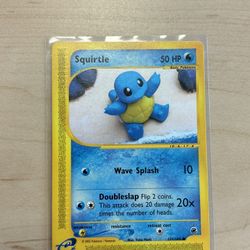 Squirtle 131/165 Expedition Non Holo 2002 Pokemon Card NM