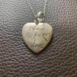 Gucci  Blind For Love Sterling Silver Pendant