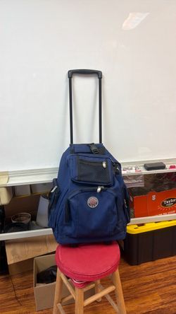 Navy blue travel bag