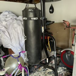 TKO Punching Bag w/ Speed Bad Attached. 