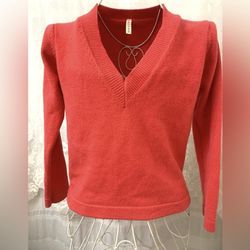 Anthropology raga cropped sparkle sweater v-neck long sleeves size XS MSRP $198