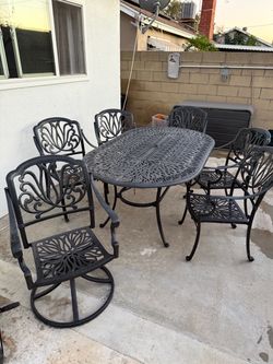 Patio table set