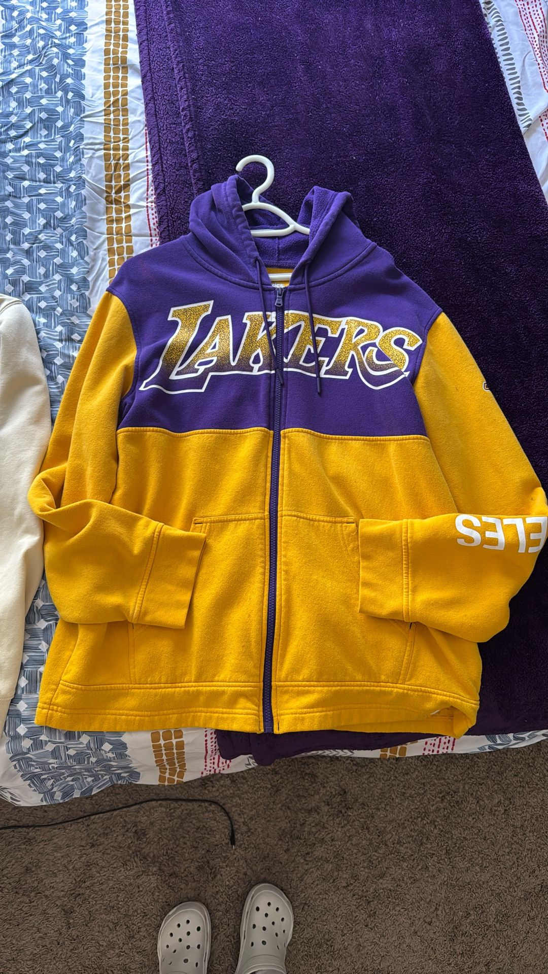 Purple And Yellow Lakers Hoodie