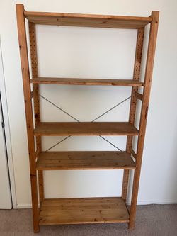 Wood bookshelf