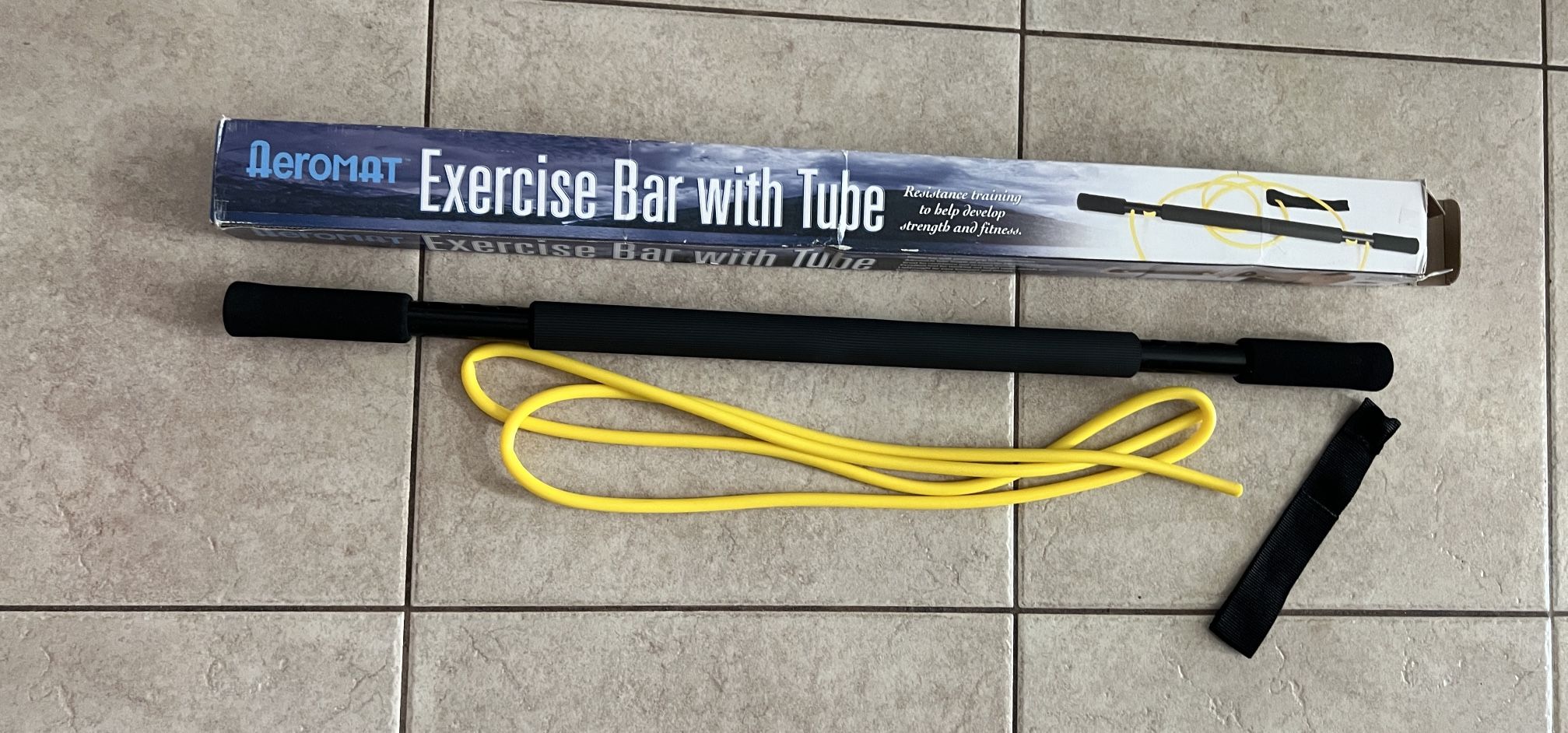 Spirited Namaste-Pilates Bar Home Gym Workout Equipment Kit with Resistance Bands