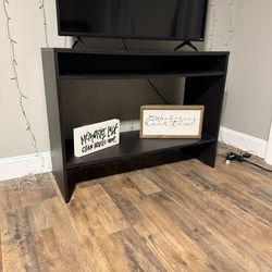 Black tv stand