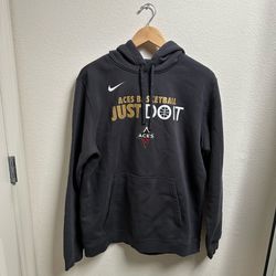 Las Vegas Aces WNBA Basketball Men’s Large Gray Pullover Hoodie