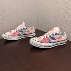 Converse Chuck 70 All Star Low - 568376C - Orange / Pink - Womens 8