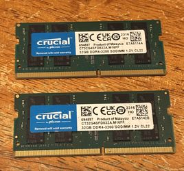 Crucial 2x32GB DDR4 3200