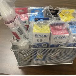 Epson 664 inks  9 Pcs 