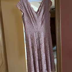 Women’s Lace Dress Blush Color 