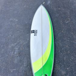  Chemistry Surfboard Twin Fin 5’10